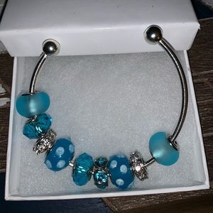 Beaded cuff bracelet